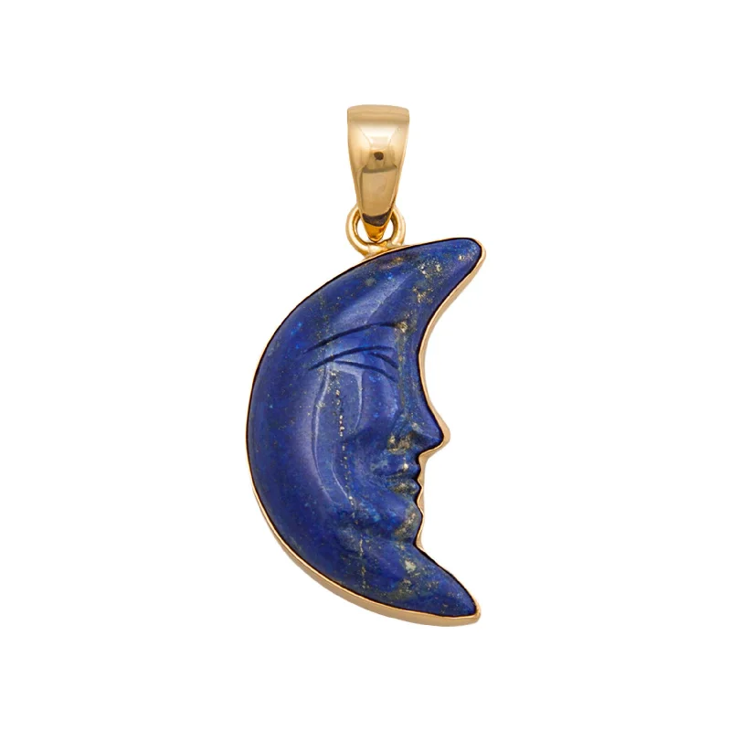 Alchemia Lapis Lazuli Crescent Moon Pendant