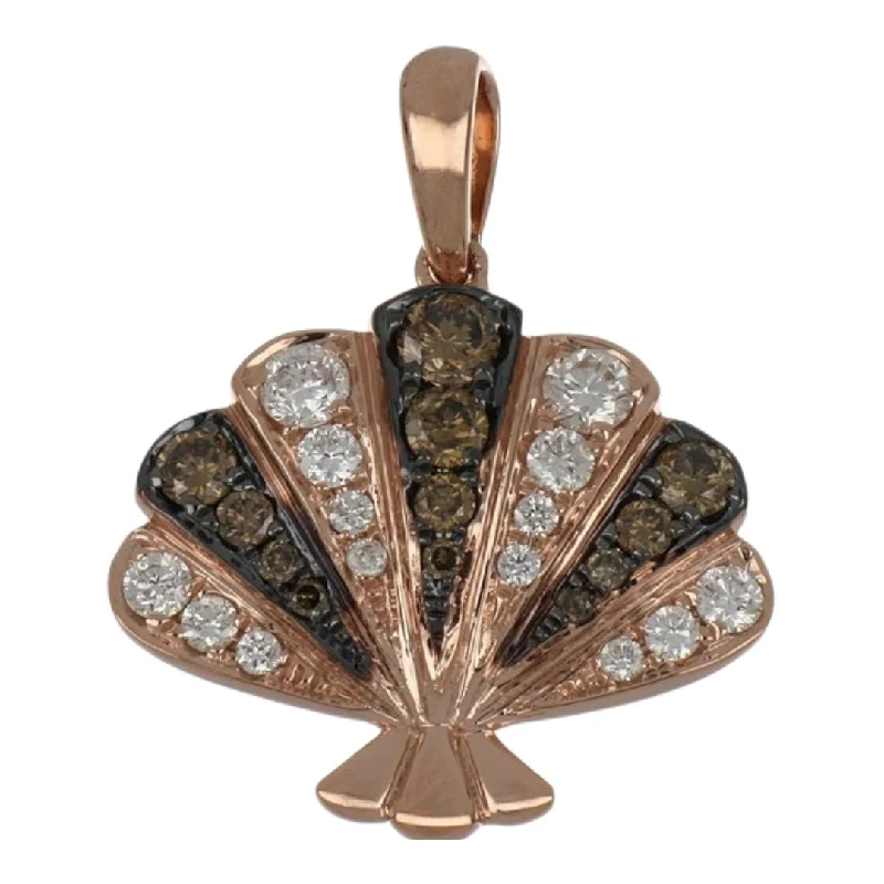 Brown Diamond Pendant (Brown Diamond 0.24 cts. White Diamond 0.24 cts.)