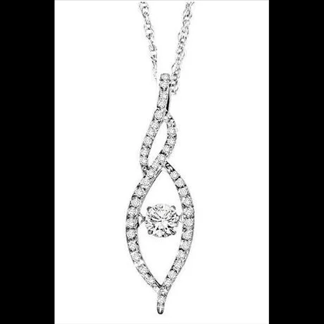 3/8ctw Diamond 14K Rhythm of Love Pendant