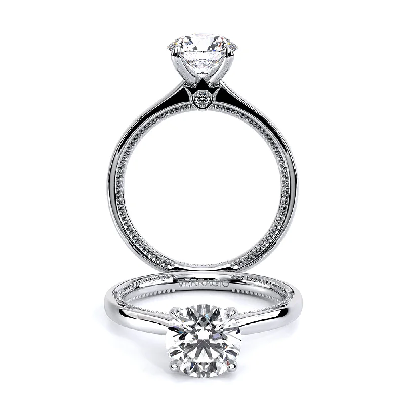 Verragio Renaissance 14k White Gold Solitaire Engagement Ring