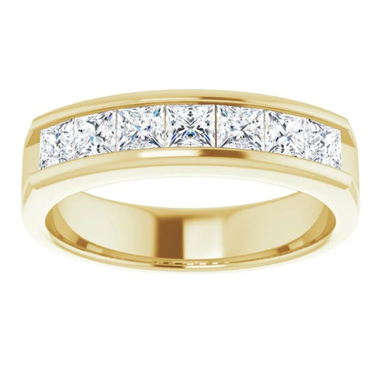 14K Yellow 1 3/8 CTW Natural Diamond Ring