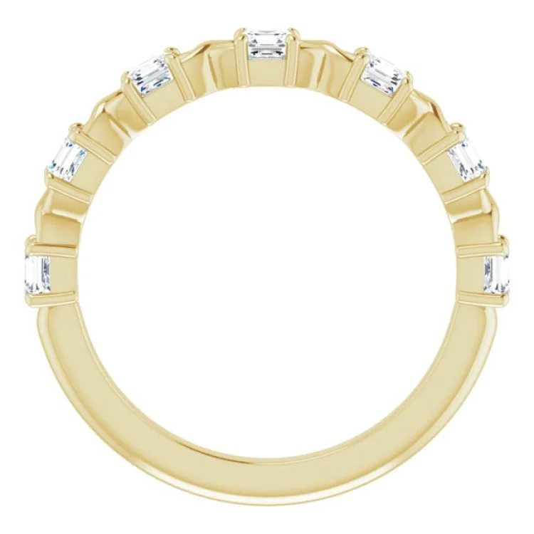 14K Yellow 3/4 CTW Natural Diamond Anniversary Band