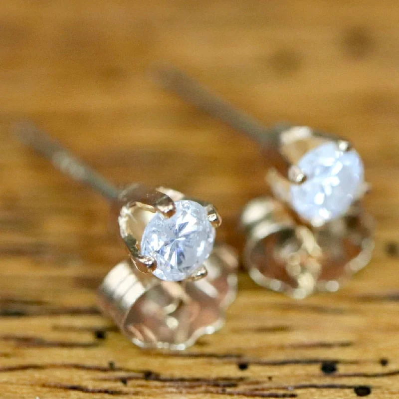 Sparkle 14k Gold and 0.2 Carat Diamond Studs