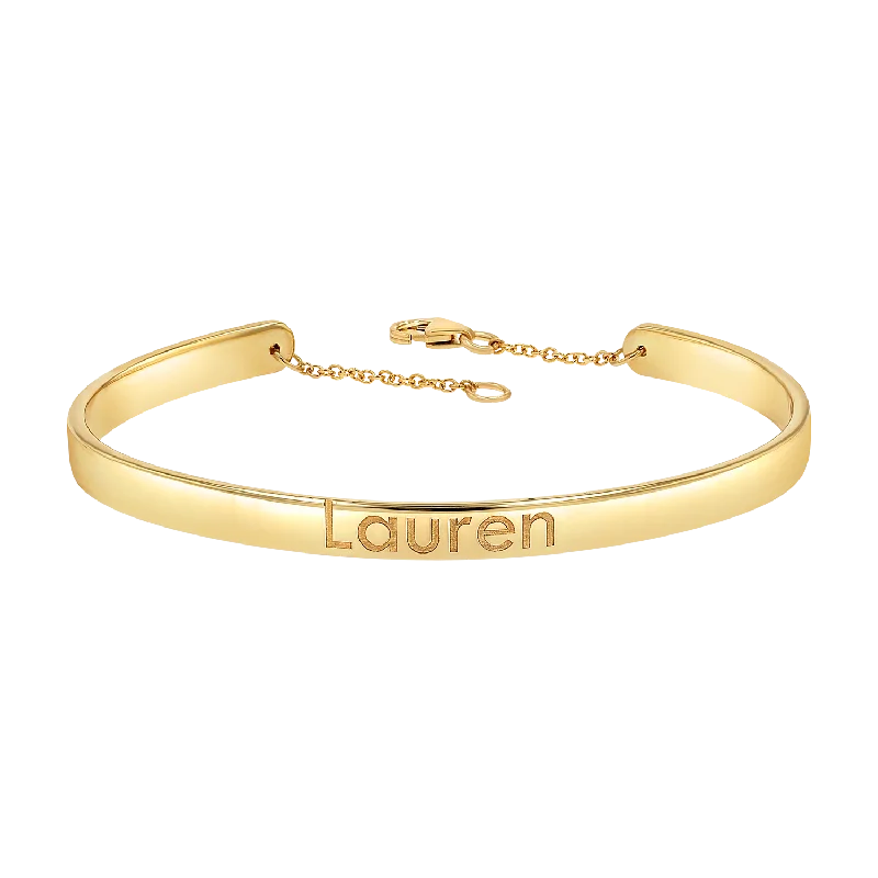 Signature Engravable Cuff ID Bracelet