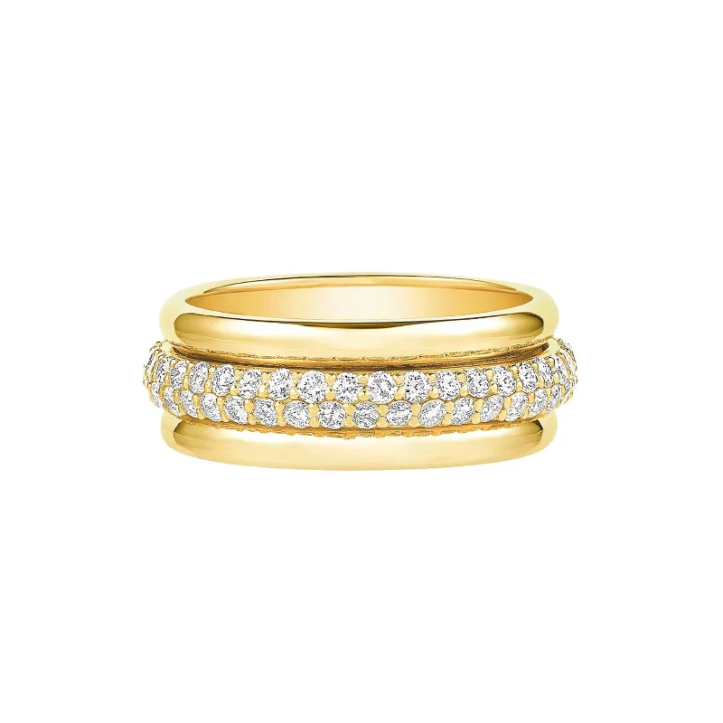 Orbit Diamond Ring - Yellow Gold