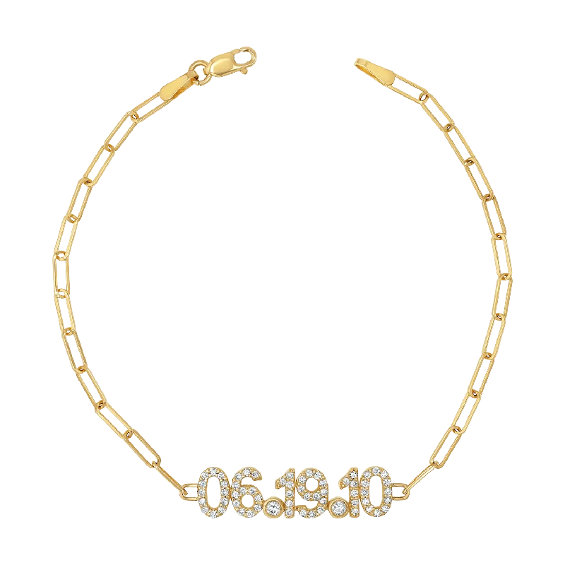 Diamond Date Bracelet