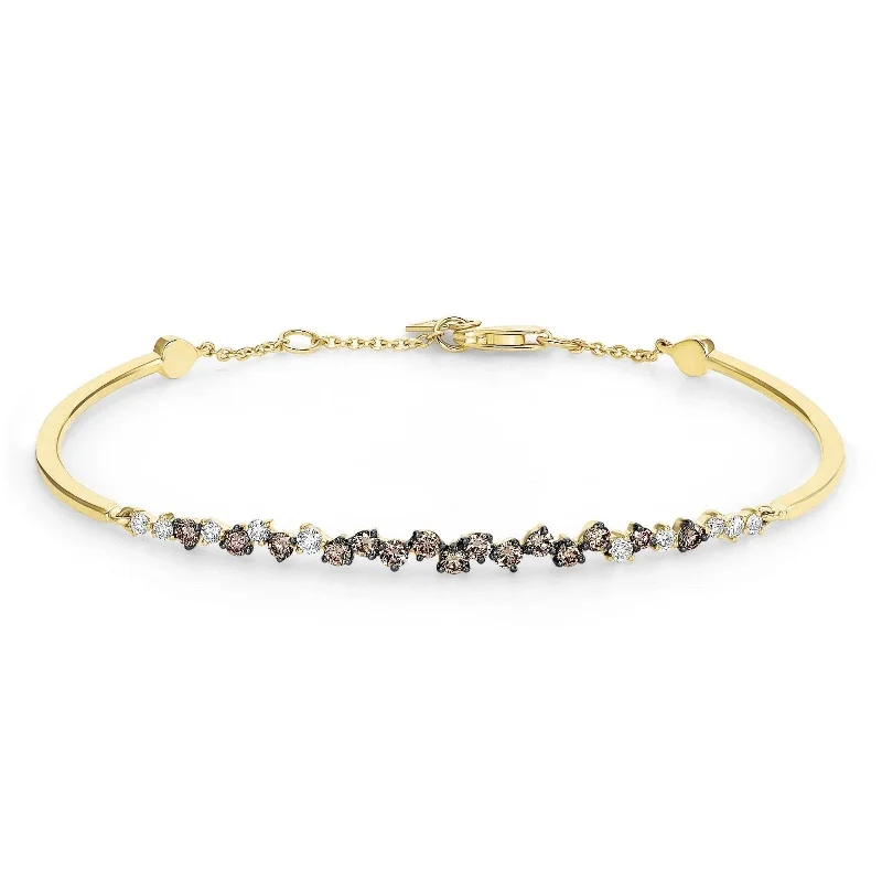 Evolution Champagne Diamond Bracelet