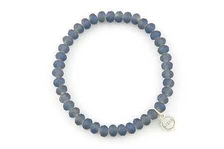 Nashville Matte Charcoal Blue Bracelet