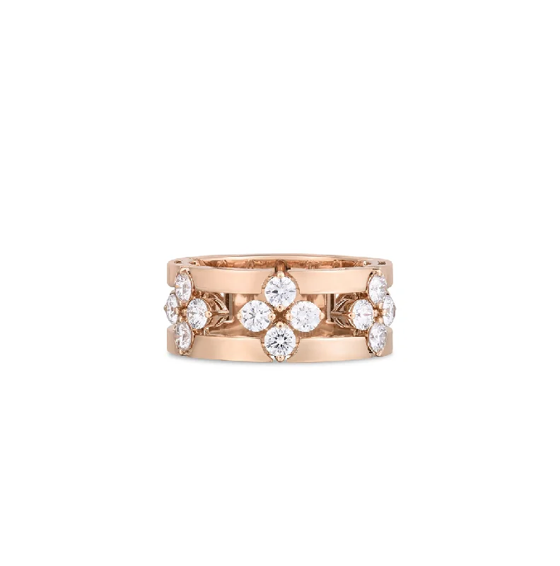 Roberto Coin Love in Verona Rose Gold Diamond Ring