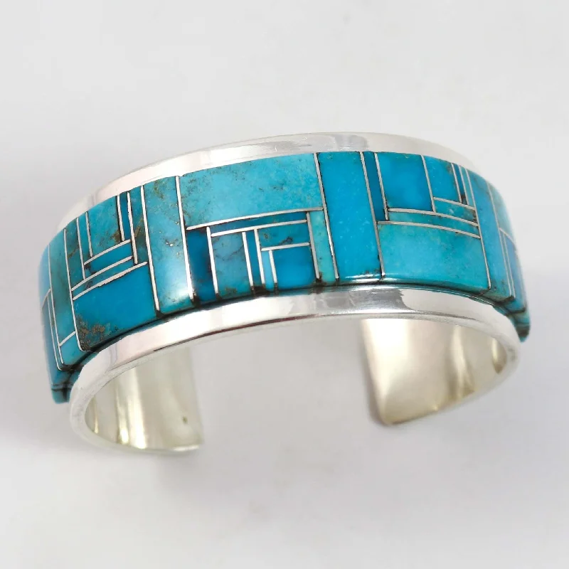 Turquoise Inlay Cuff