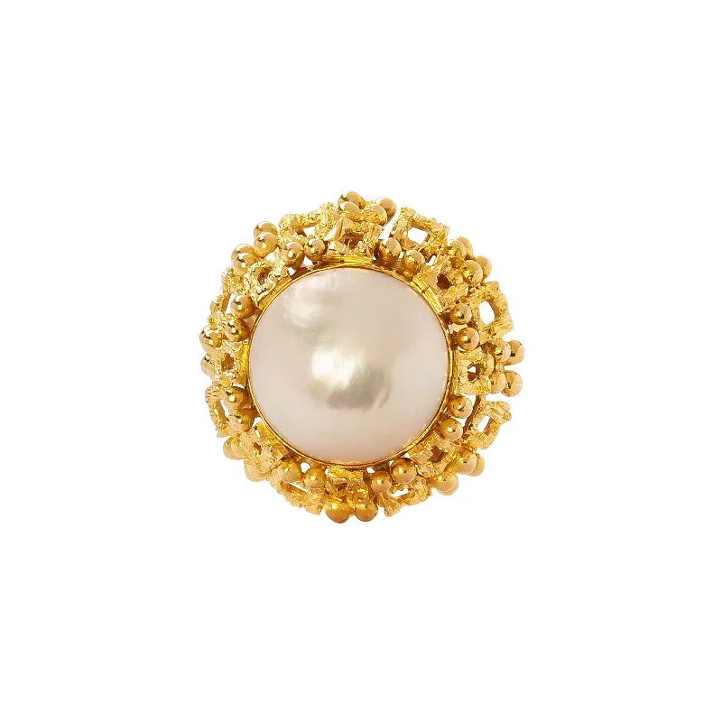 Pearl Textured Ring