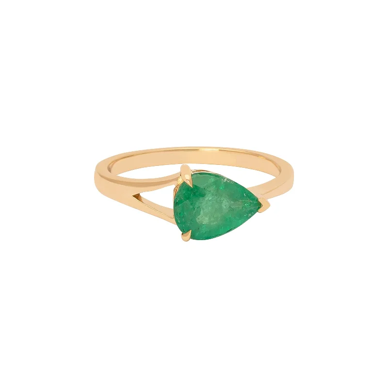 Supreme Dewdrop Ring - Emerald