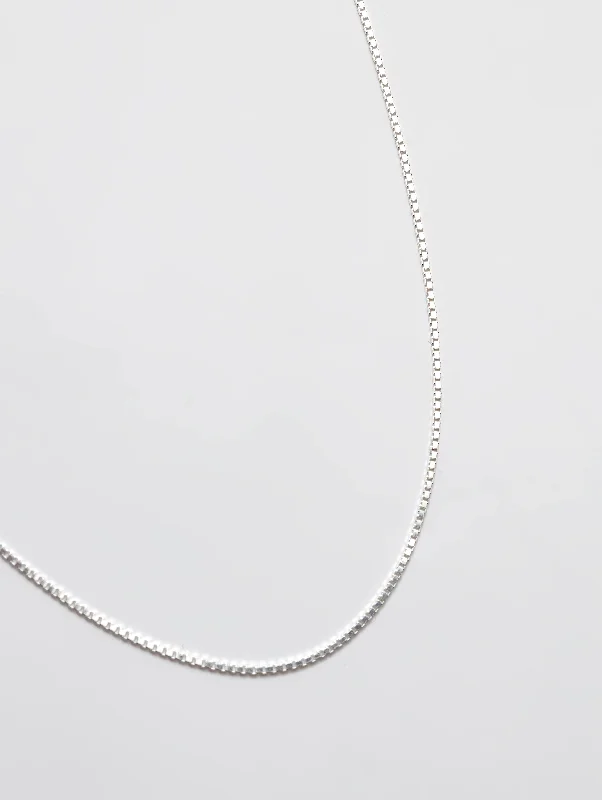 Box Chain in Sterling Silver