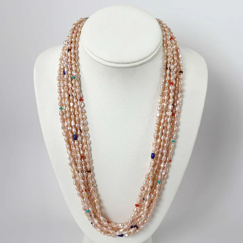 Champagne Pearl Necklace