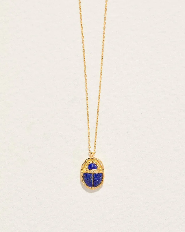 Inlay Scarab Pendant