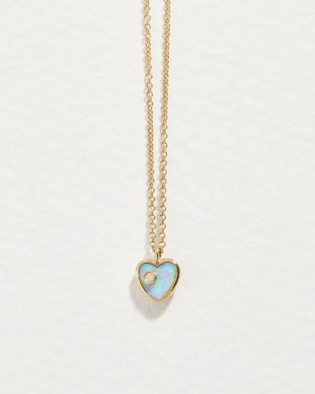 Inlay Heart Pendant