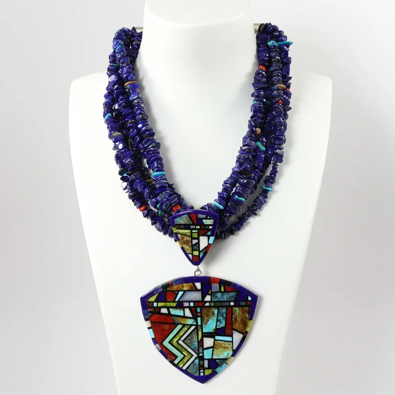 Multi-Stone Bead Necklace