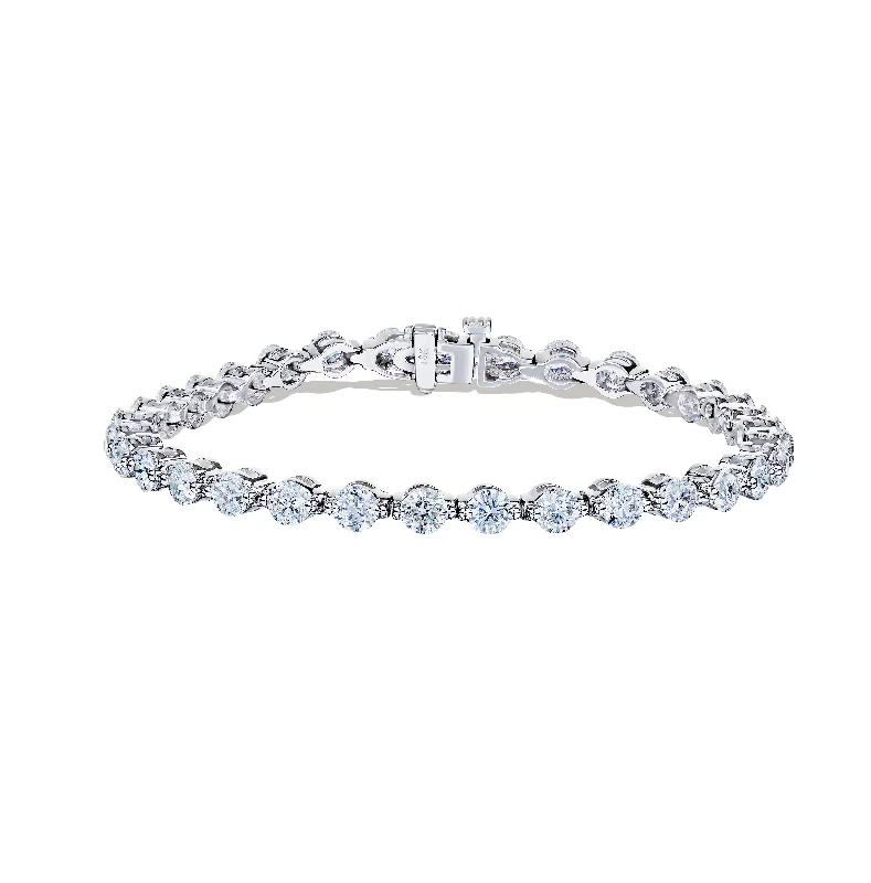 Sabel Collection White Gold Diamond Tennis Bracelet